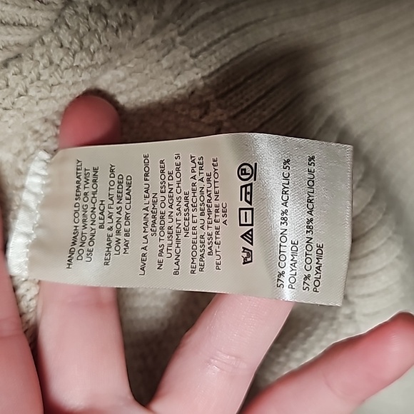 Free People Easy Street knit Crop Sweater In Oatmeal Boho/Neutral S,M,L - Picture 10 of 12